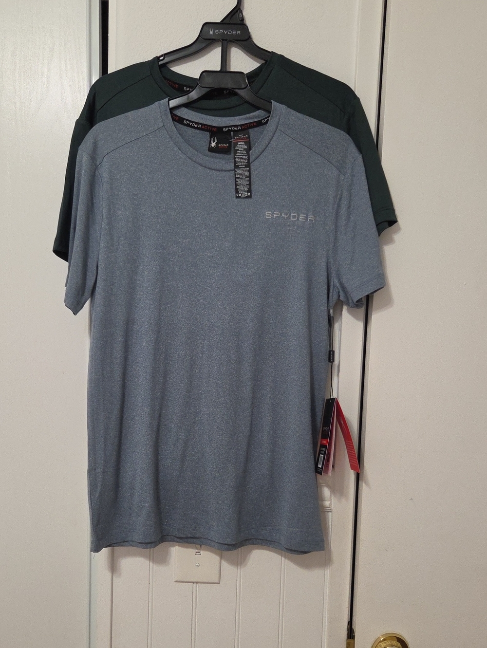 Spyder Men's Heather Slate Blue Short-Sleeve Performance Tee